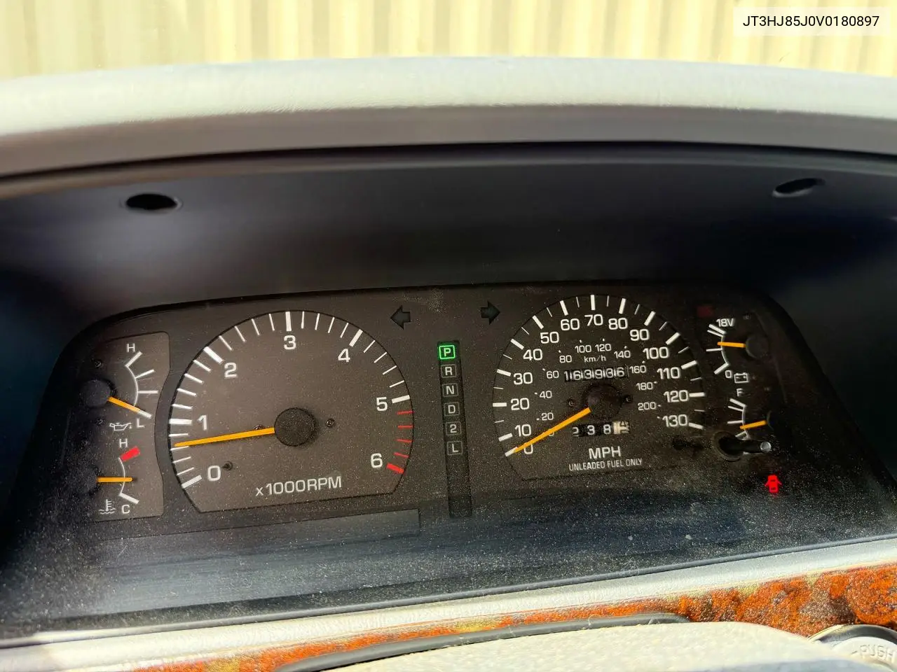 1997 Toyota Land Cruiser Hj85 VIN: JT3HJ85J0V0180897 Lot: 55885246