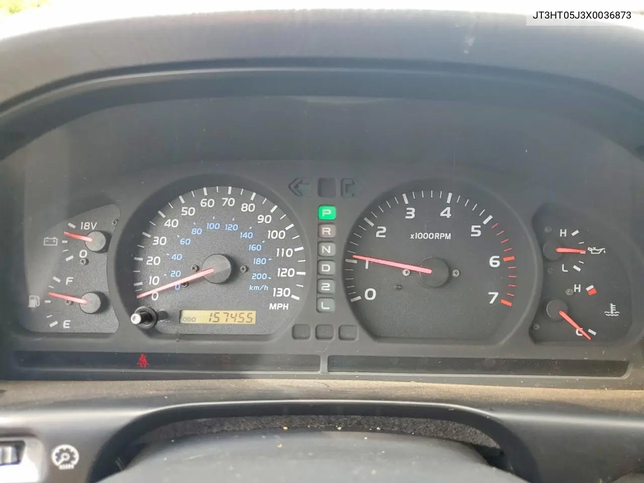 1999 Toyota Land Cruiser Base VIN: JT3HT05J3X0036873 Lot: 53223576
