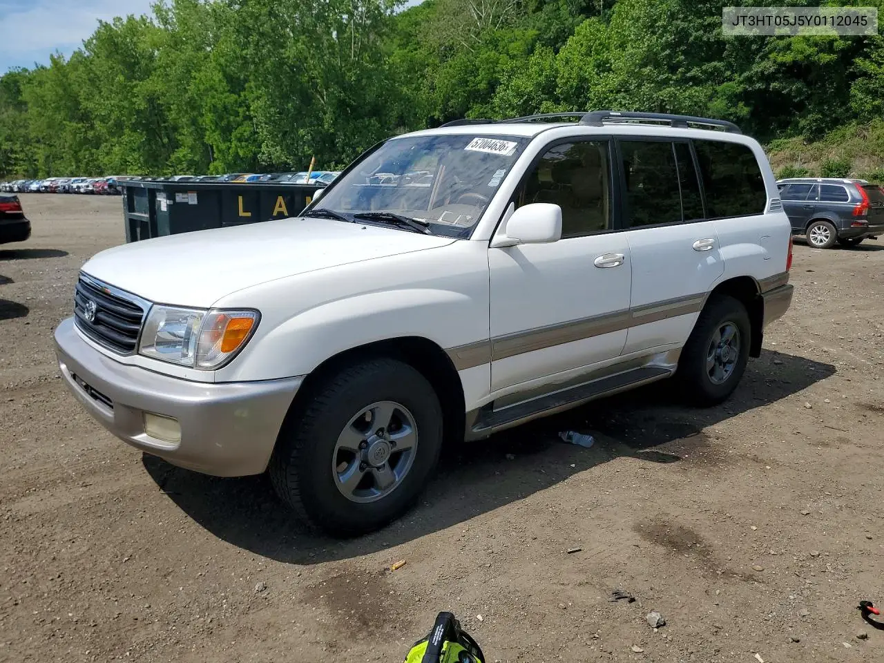 2000 Toyota Land Cruiser Base VIN: JT3HT05J5Y0112045 Lot: 57004636