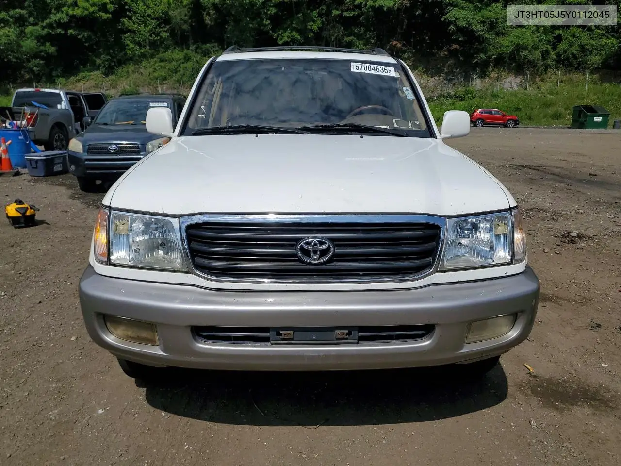 2000 Toyota Land Cruiser Base VIN: JT3HT05J5Y0112045 Lot: 57004636