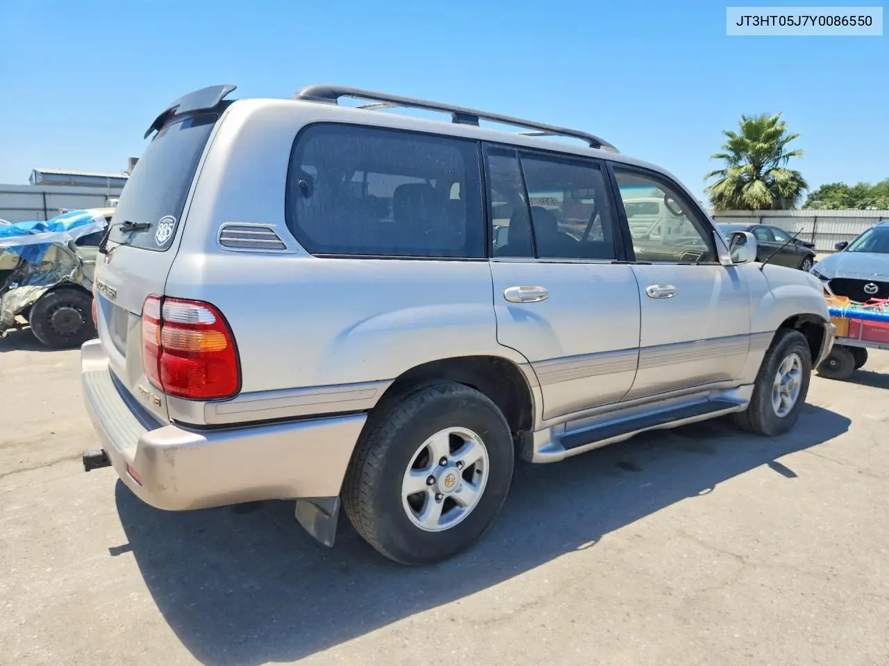 2000 Toyota Land Cruiser Base VIN: JT3HT05J7Y0086550 Lot: 57696776