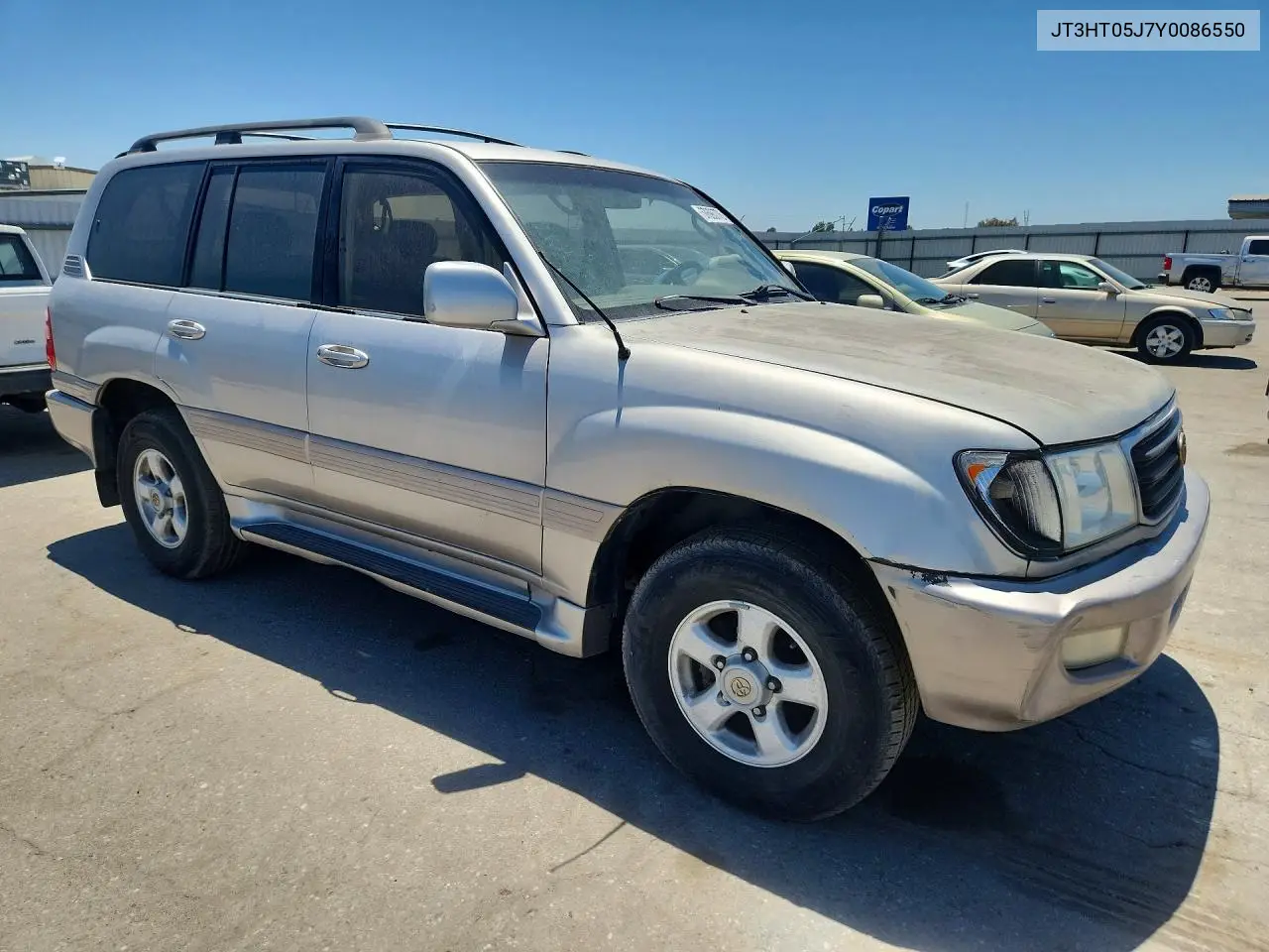 2000 Toyota Land Cruiser Base VIN: JT3HT05J7Y0086550 Lot: 57696776