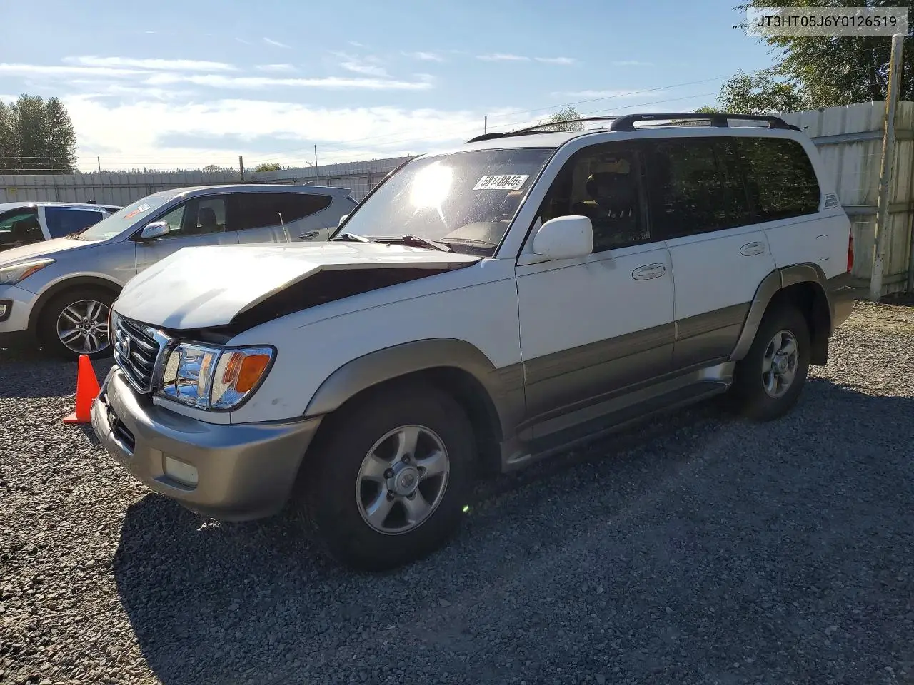 2000 Toyota Land Cruiser Base VIN: JT3HT05J6Y0126519 Lot: 58148846