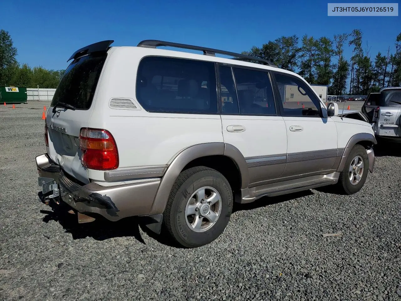 2000 Toyota Land Cruiser Base VIN: JT3HT05J6Y0126519 Lot: 58148846