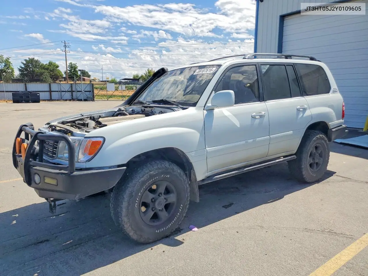 2000 Toyota Land Cruiser Base VIN: JT3HT05J2Y0109605 Lot: 59187616