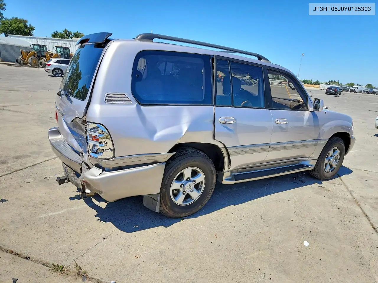 2000 Toyota Land Cruiser Base VIN: JT3HT05J0Y0125303 Lot: 60652056