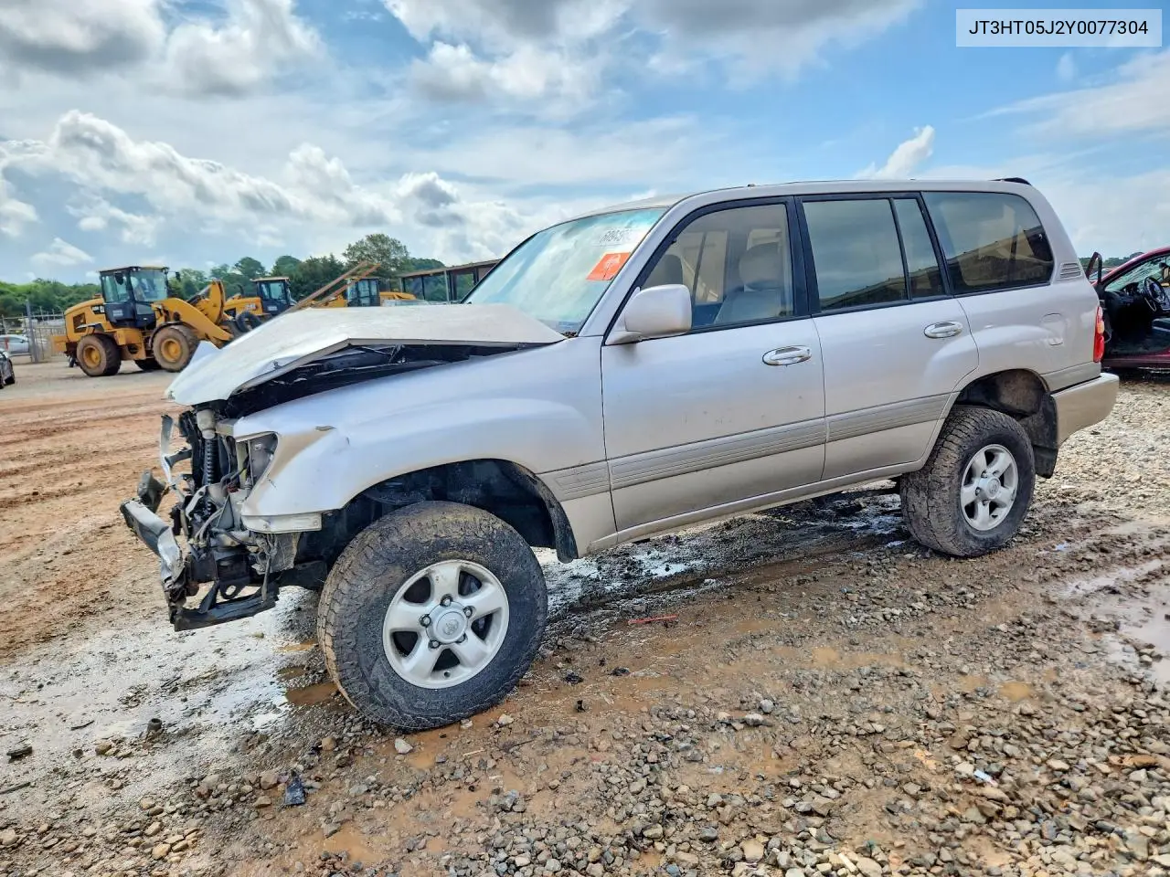 2000 Toyota Land Cruiser Base VIN: JT3HT05J2Y0077304 Lot: 60949556