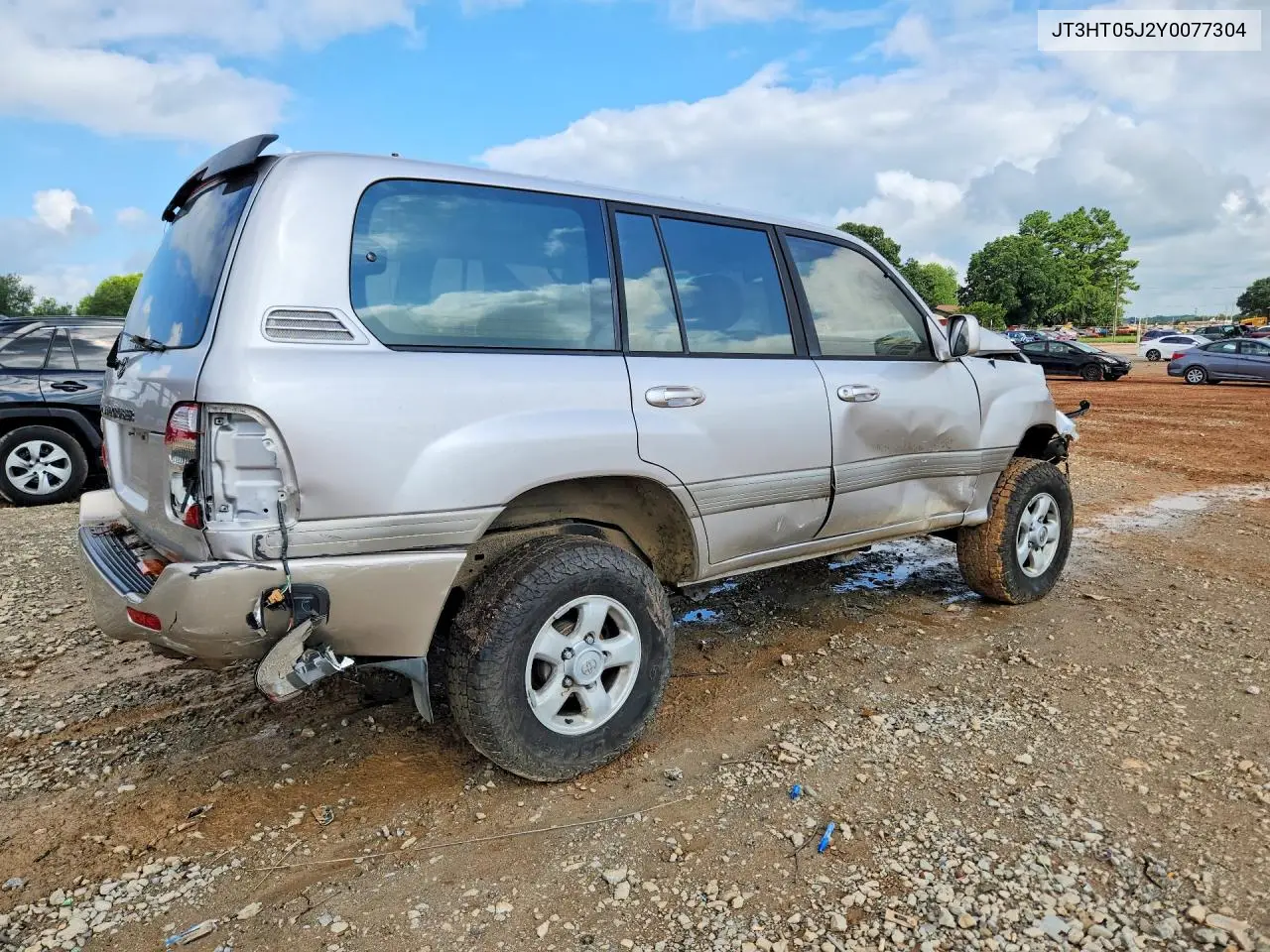 2000 Toyota Land Cruiser Base VIN: JT3HT05J2Y0077304 Lot: 60949556