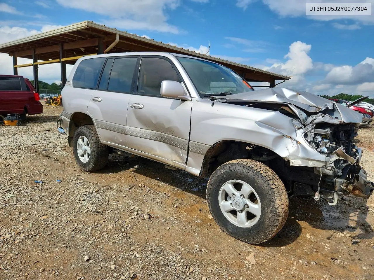 2000 Toyota Land Cruiser Base VIN: JT3HT05J2Y0077304 Lot: 60949556