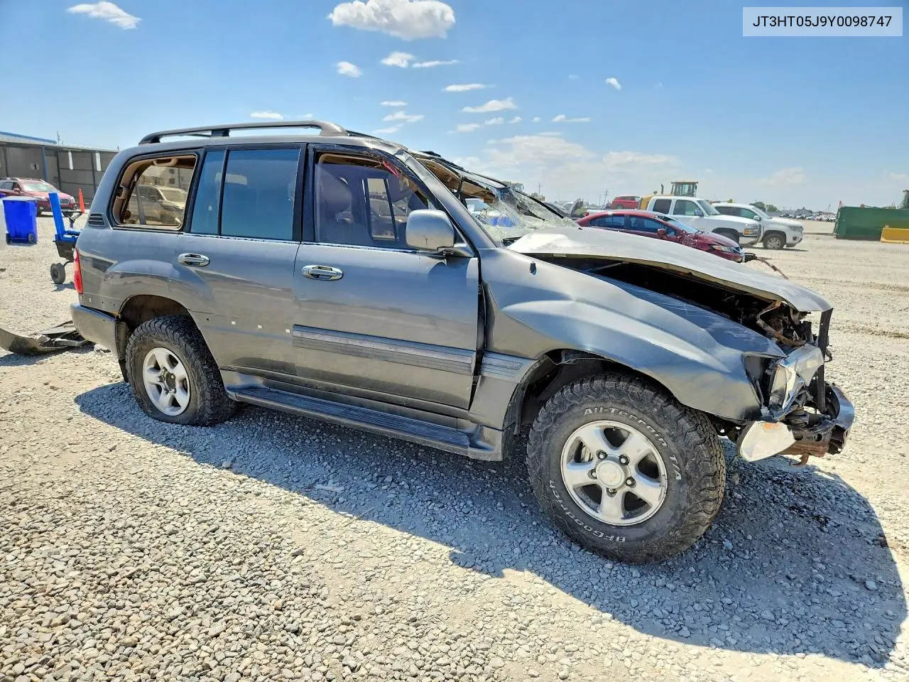 2000 Toyota Land Cruiser Base VIN: JT3HT05J9Y0098747 Lot: 60982096