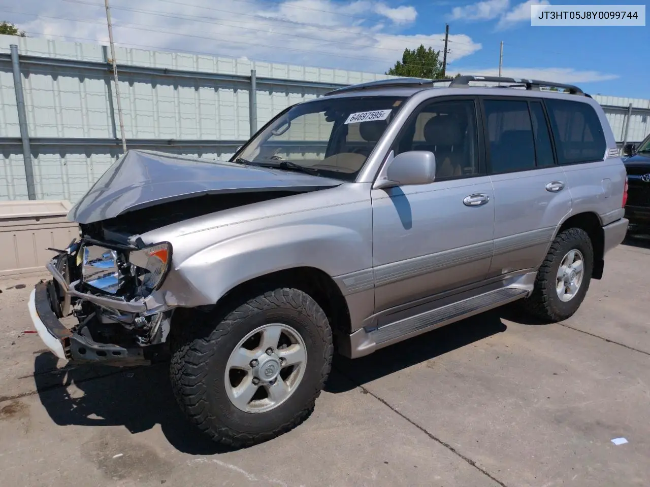 2000 Toyota Land Cruiser Base VIN: JT3HT05J8Y0099744 Lot: 64697595