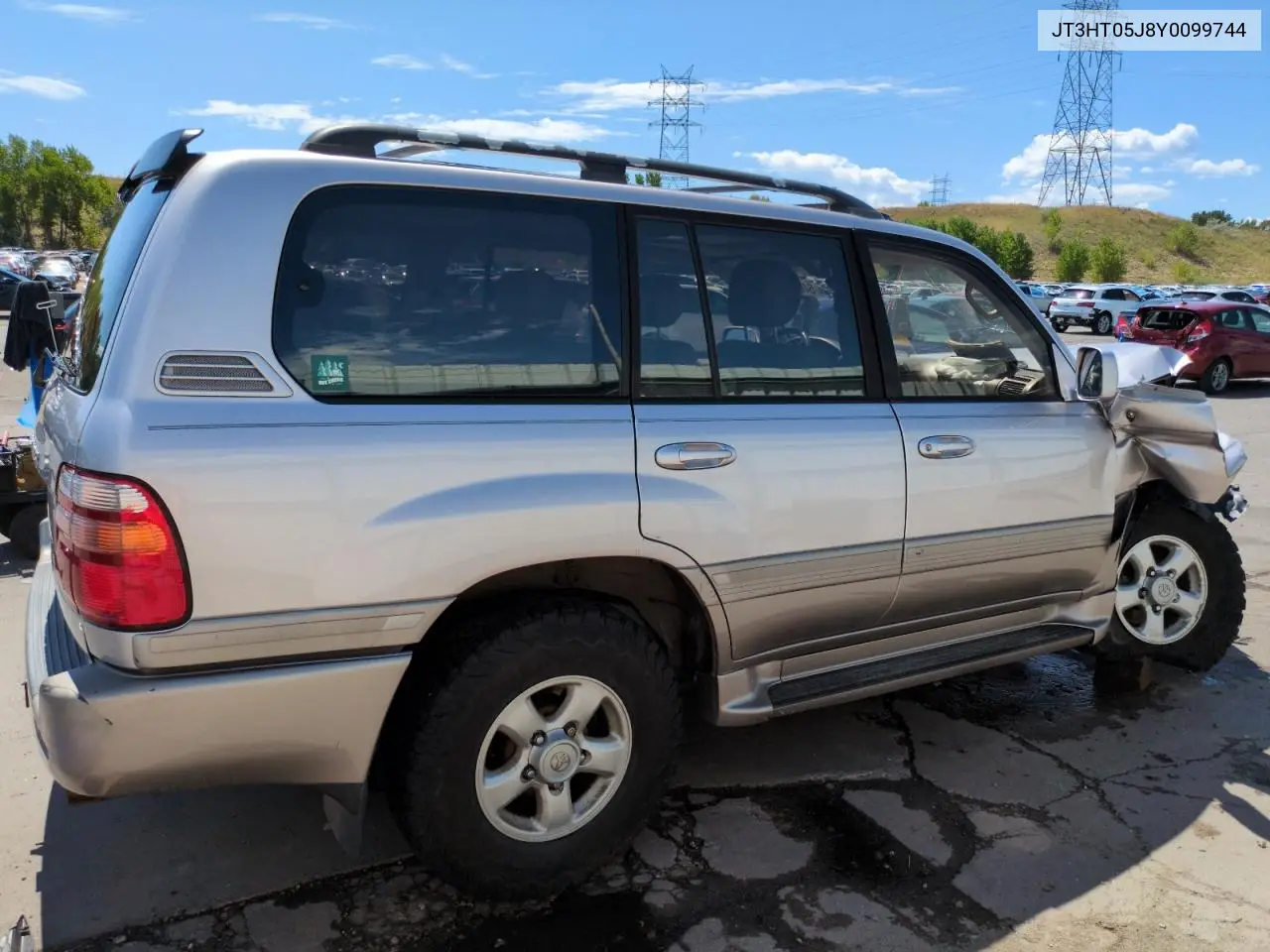 2000 Toyota Land Cruiser Base VIN: JT3HT05J8Y0099744 Lot: 64697595