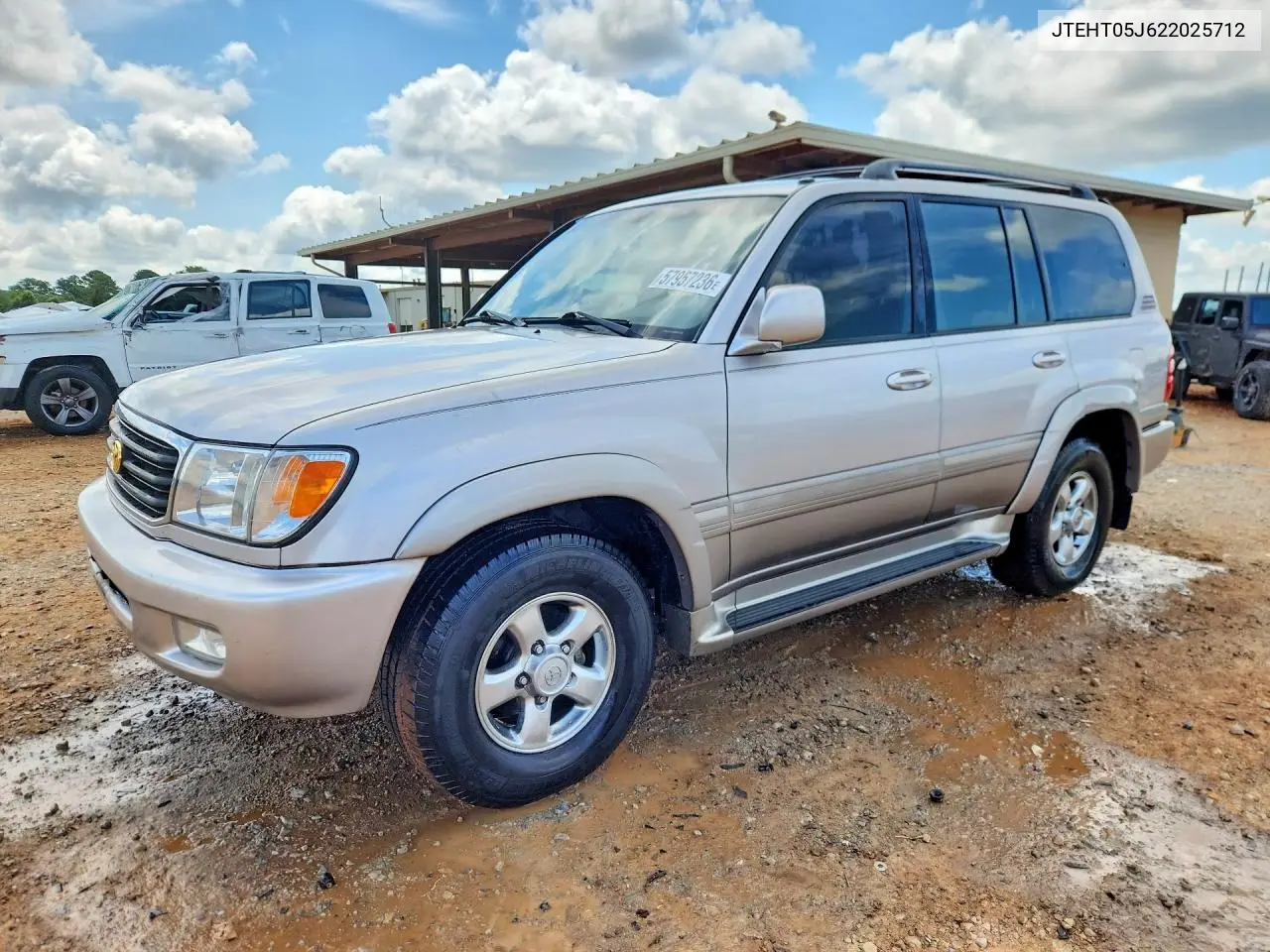 2002 Toyota Land Cruiser Base VIN: JTEHT05J622025712 Lot: 57957236