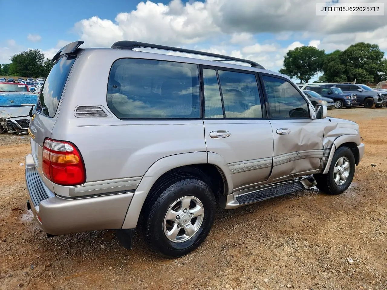 2002 Toyota Land Cruiser Base VIN: JTEHT05J622025712 Lot: 57957236
