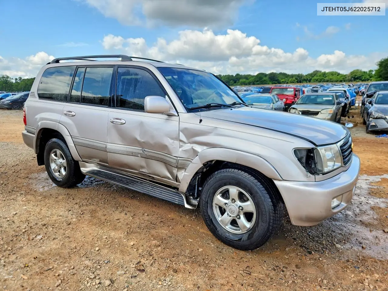 2002 Toyota Land Cruiser Base VIN: JTEHT05J622025712 Lot: 57957236