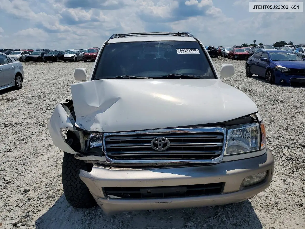 2003 Toyota Land Cruiser Base VIN: JTEHT05J232031654 Lot: 59131236