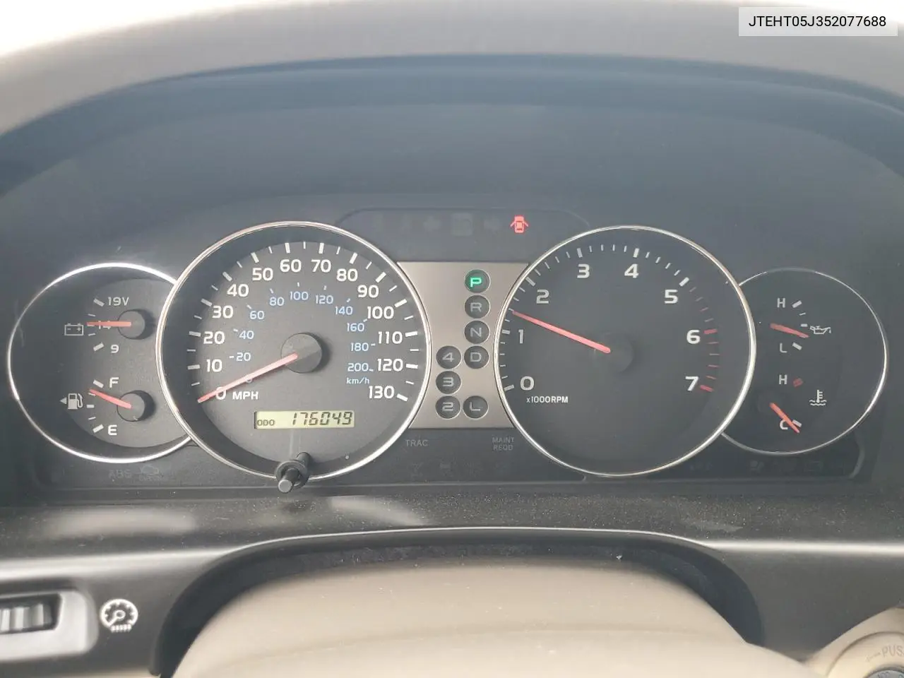 2005 Toyota Land Cruiser VIN: JTEHT05J352077688 Lot: 81108205