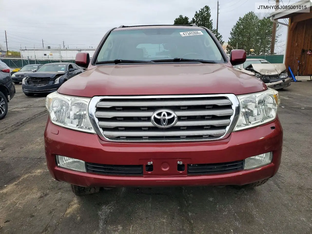 2008 Toyota Land Cruiser Base VIN: JTMHY05J085001015 Lot: 47345306