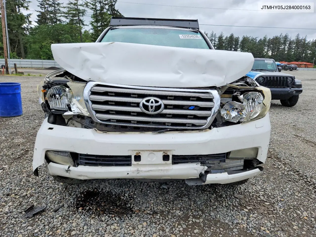 2008 Toyota Land Cruiser Base VIN: JTMHY05J284000163 Lot: 52954636