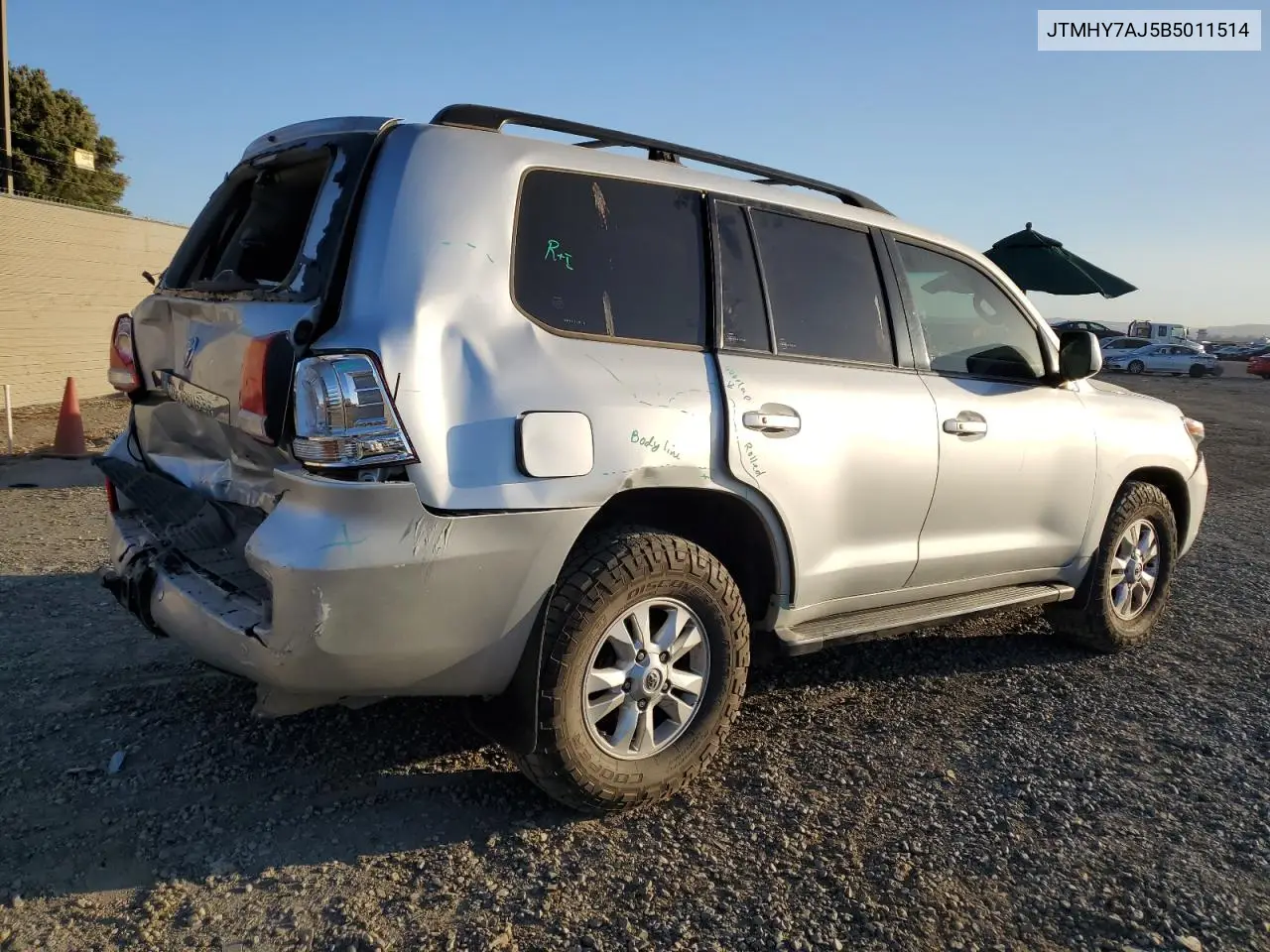 2011 Toyota Land Cruiser VIN: JTMHY7AJ5B5011514 Lot: 77851184