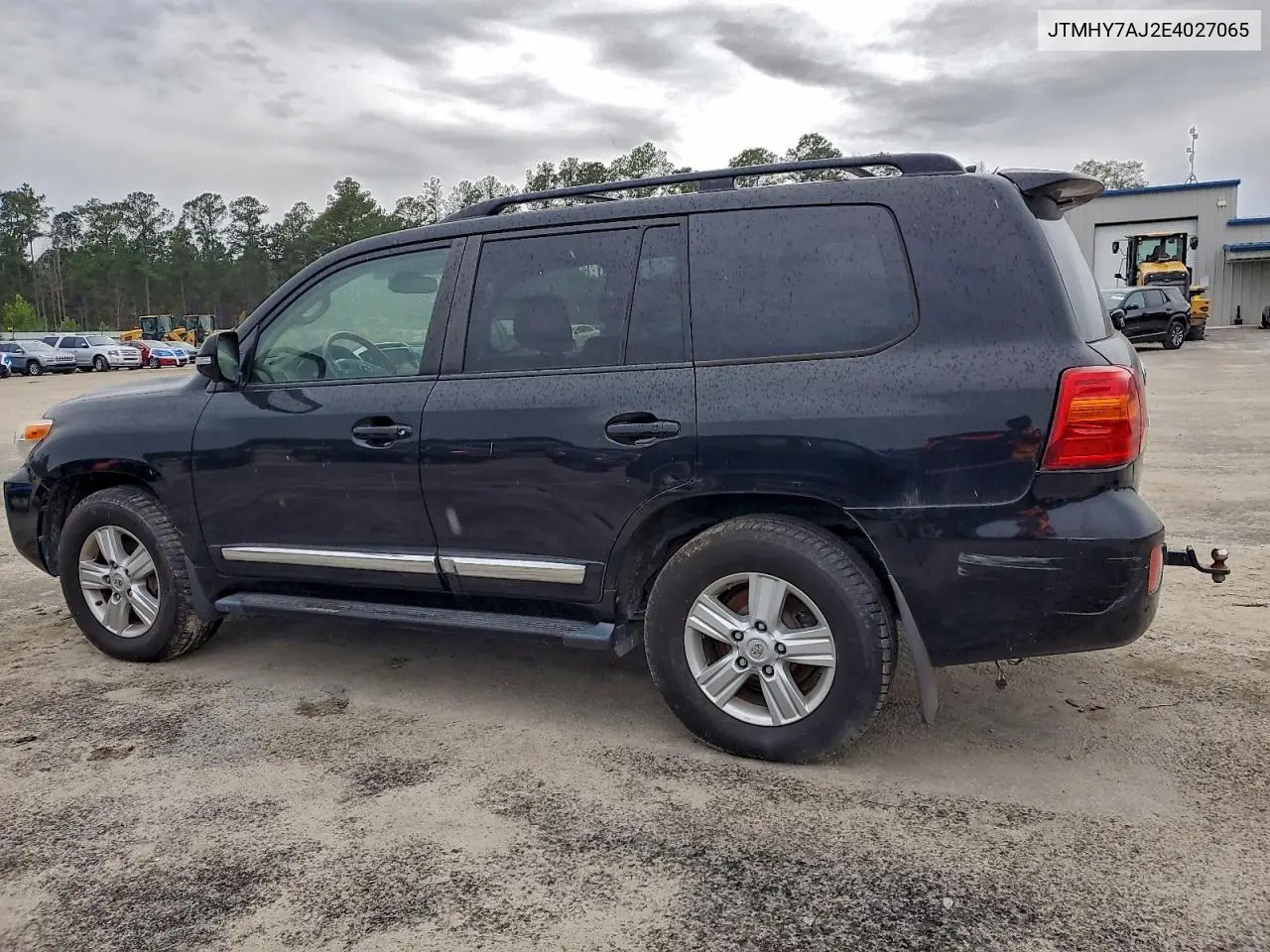 2014 Toyota Land Cruiser VIN: JTMHY7AJ2E4027065 Lot: 93713685