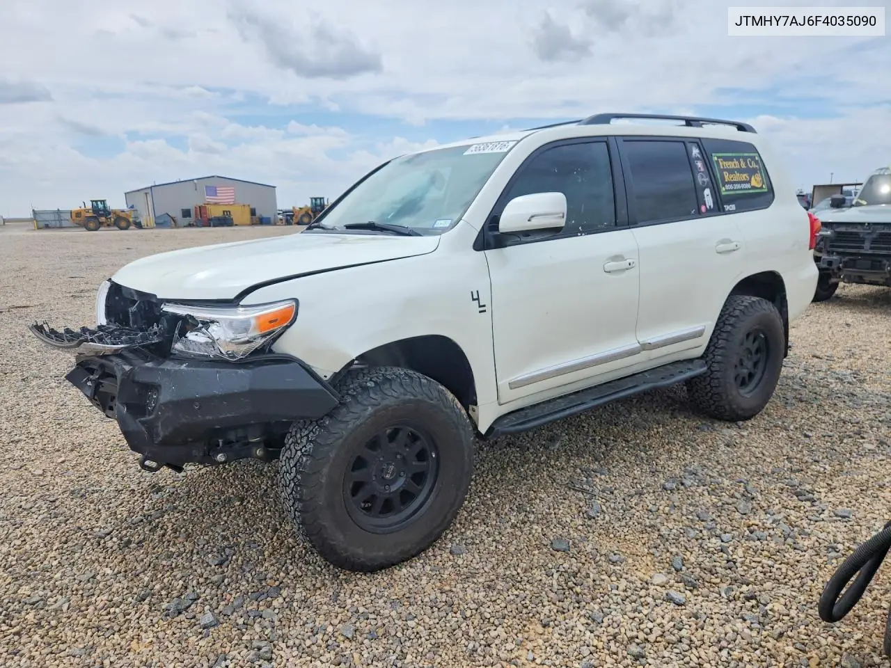 2015 Toyota Land Cruiser Base VIN: JTMHY7AJ6F4035090 Lot: 56361816