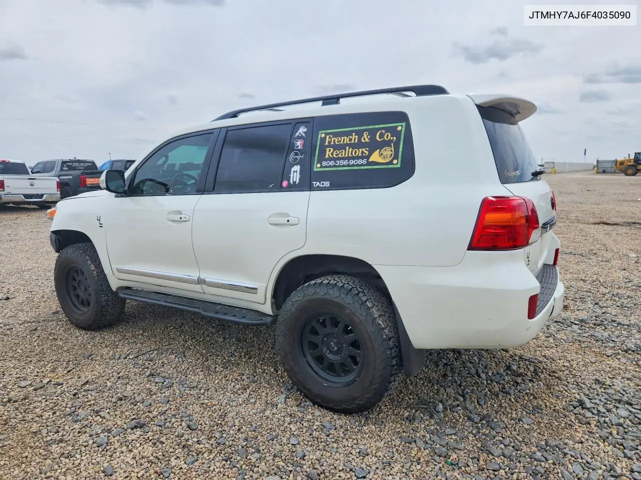 2015 Toyota Land Cruiser Base VIN: JTMHY7AJ6F4035090 Lot: 56361816