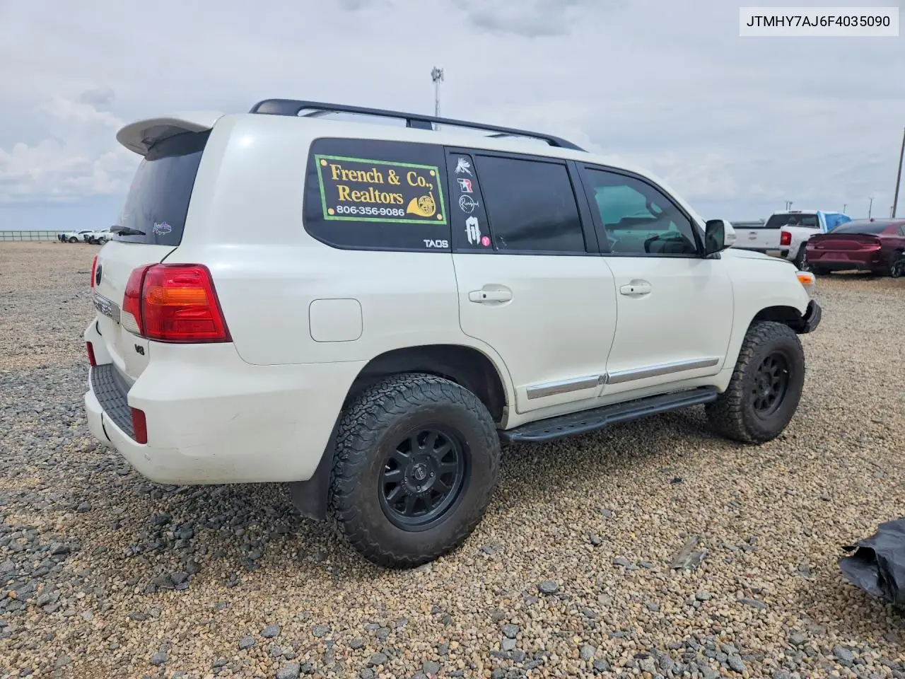 2015 Toyota Land Cruiser Base VIN: JTMHY7AJ6F4035090 Lot: 56361816