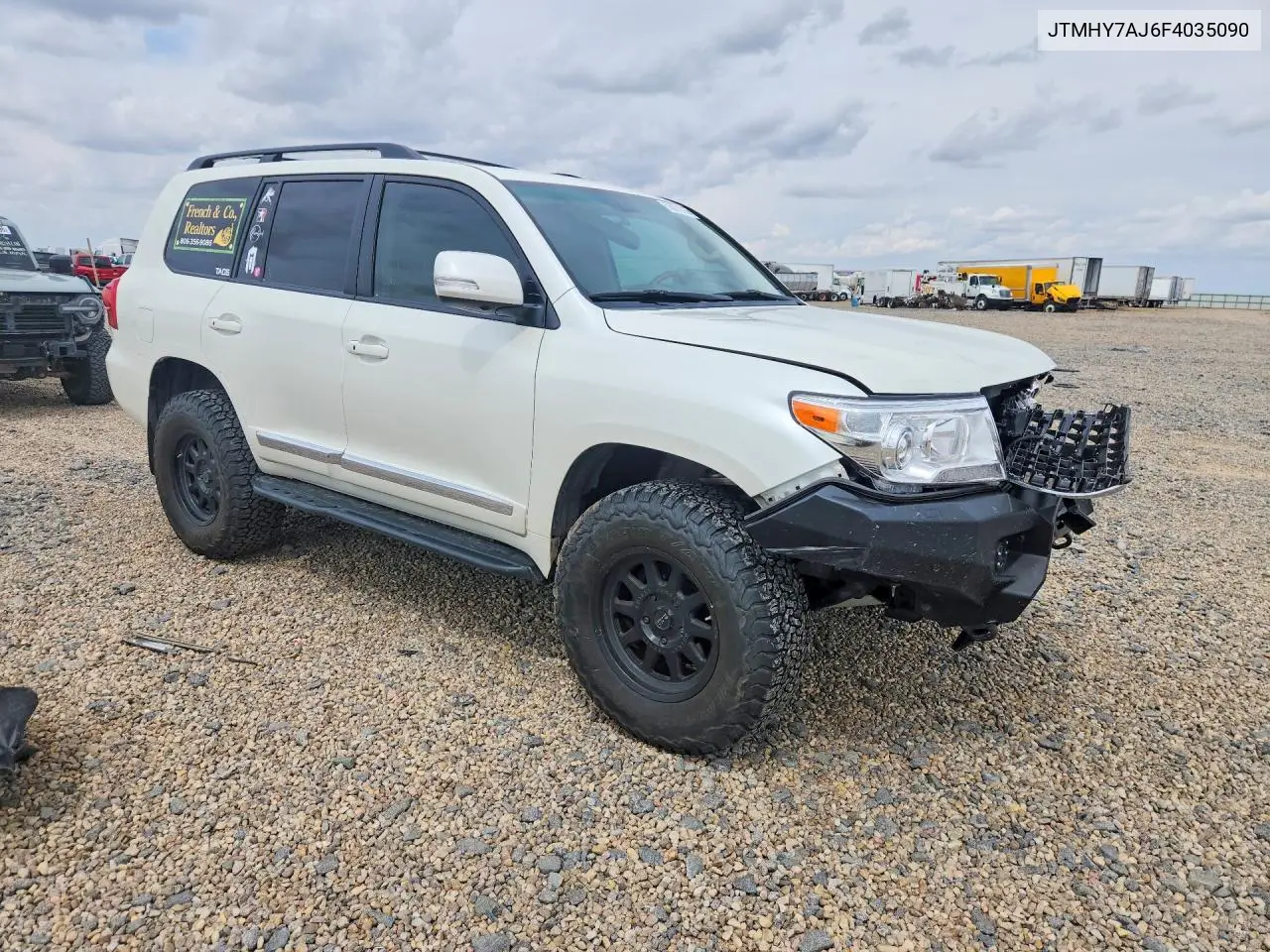 2015 Toyota Land Cruiser Base VIN: JTMHY7AJ6F4035090 Lot: 56361816