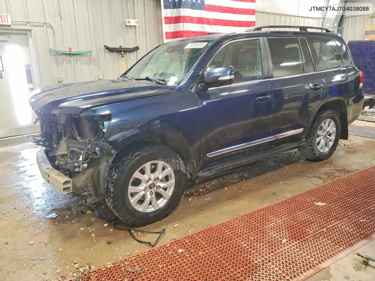 2016 Toyota Land Cruiser Base VIN: JTMCY7AJ7G4038088 Lot: 76758245