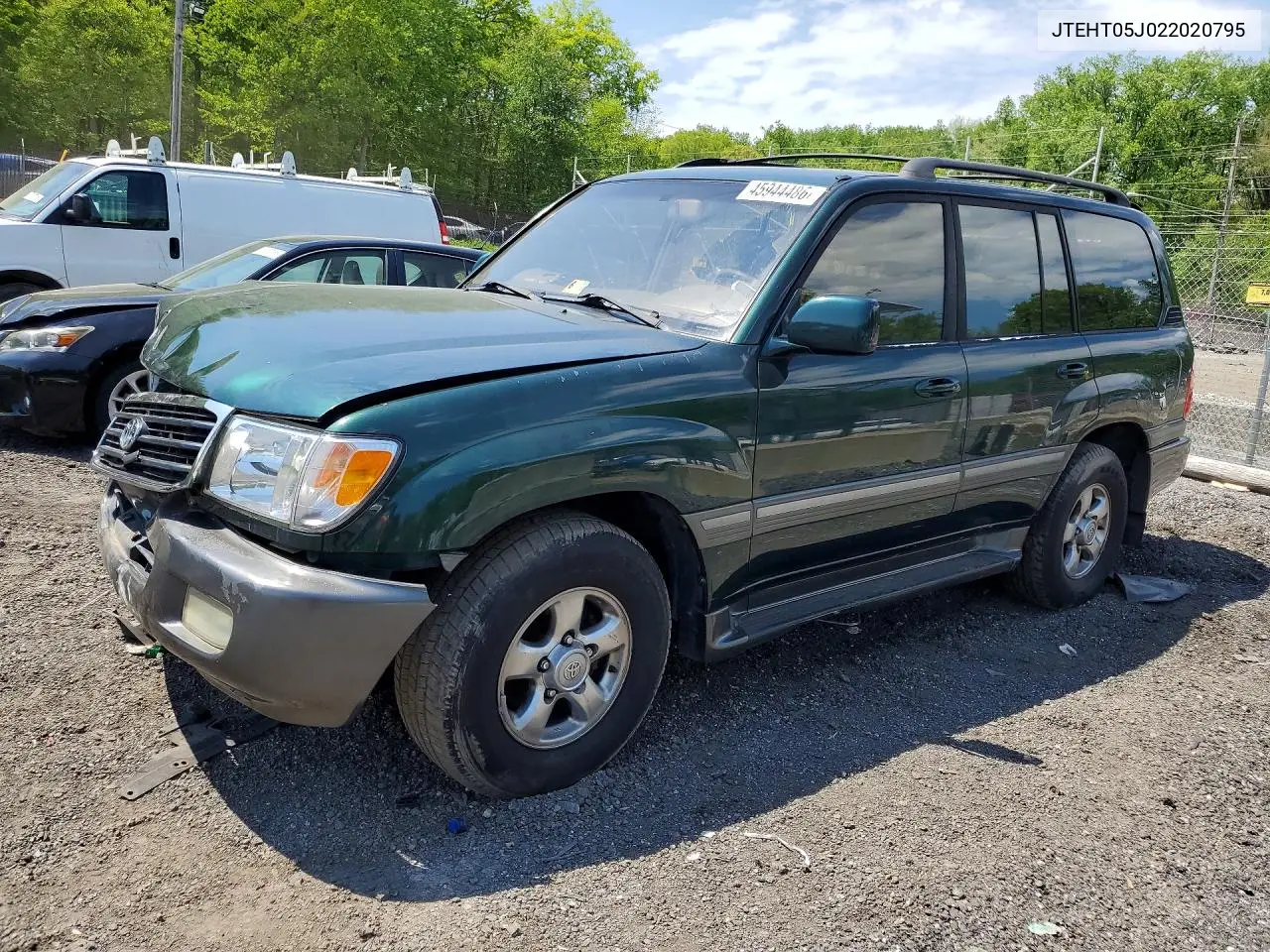2002 Toyota Land Cruiser Base VIN: JTEHT05J022020795 Lot: 45944486