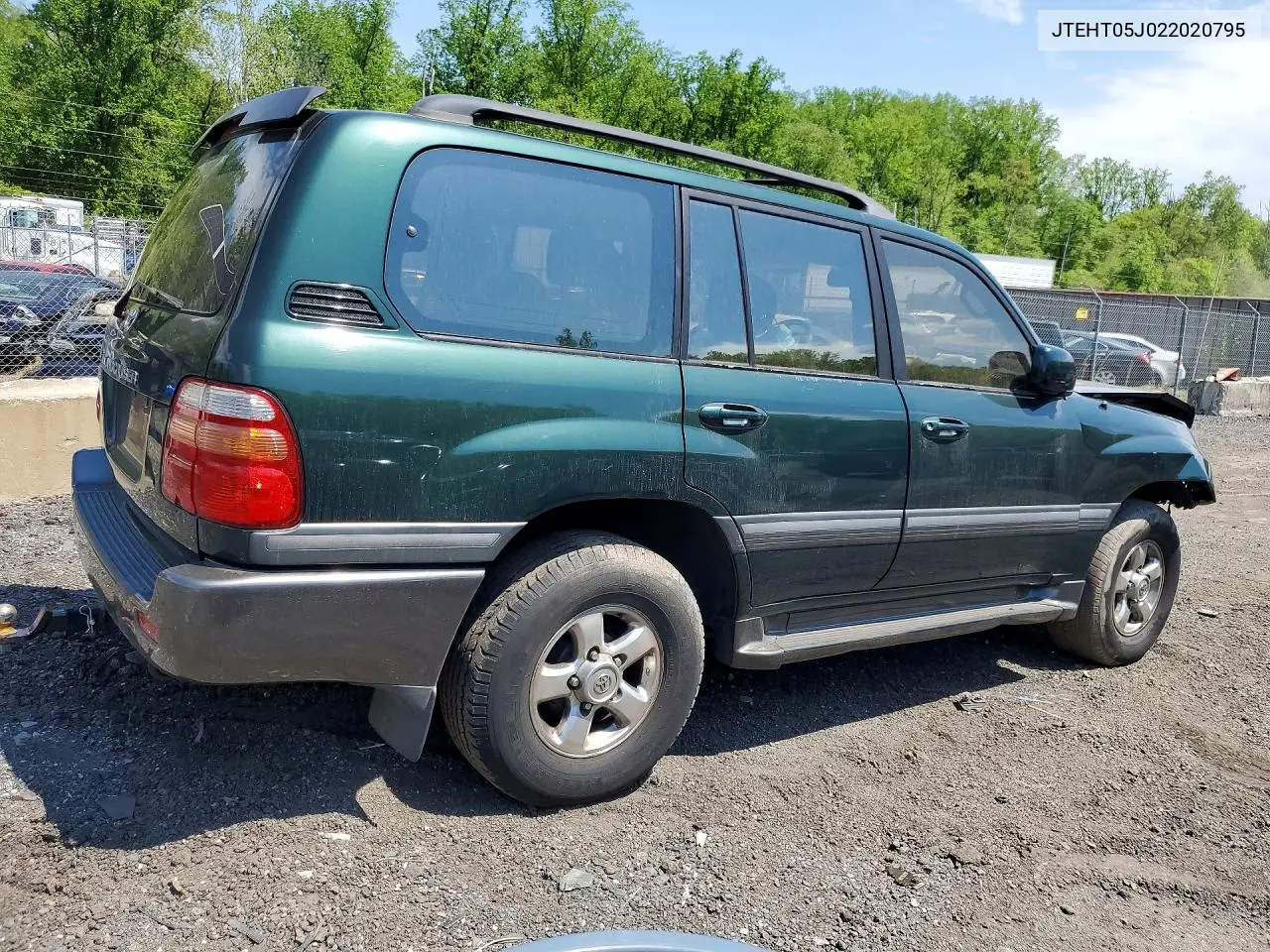2002 Toyota Land Cruiser Base VIN: JTEHT05J022020795 Lot: 45944486