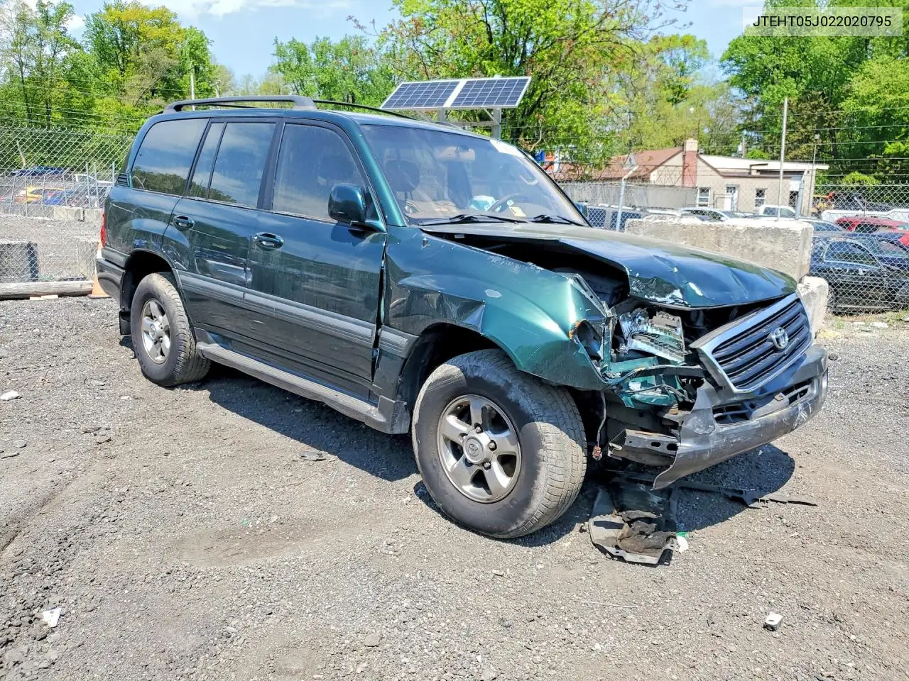 2002 Toyota Land Cruiser Base VIN: JTEHT05J022020795 Lot: 45944486