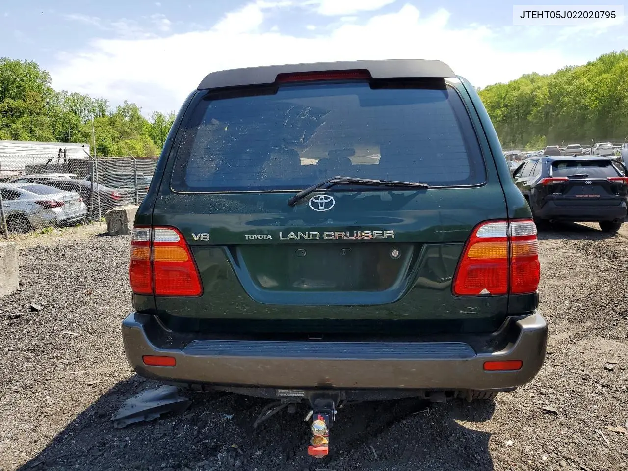 2002 Toyota Land Cruiser Base VIN: JTEHT05J022020795 Lot: 45944486