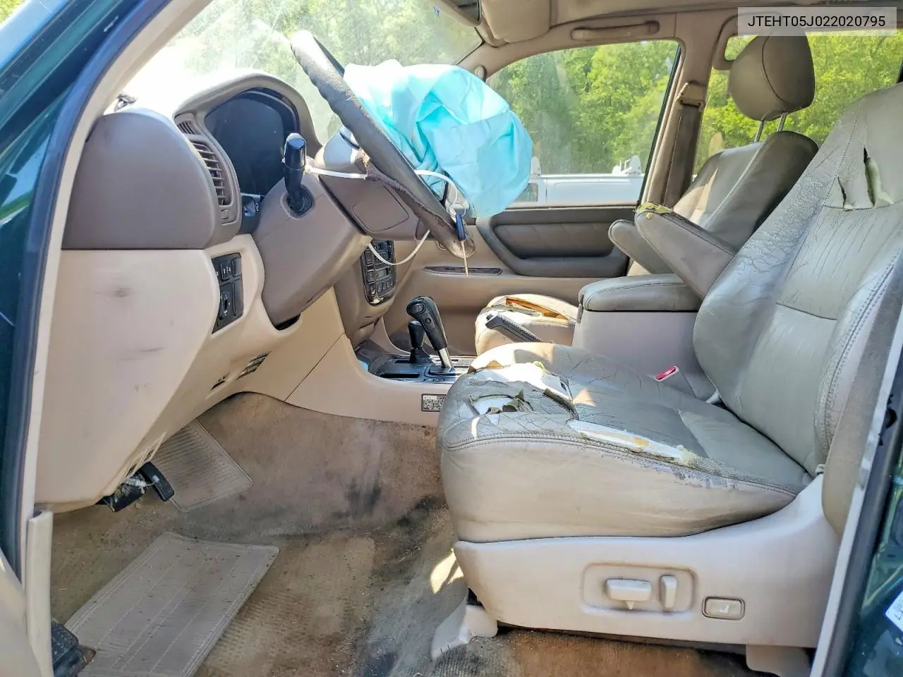 2002 Toyota Land Cruiser Base VIN: JTEHT05J022020795 Lot: 45944486