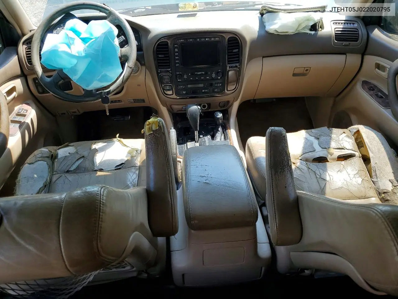 2002 Toyota Land Cruiser Base VIN: JTEHT05J022020795 Lot: 45944486