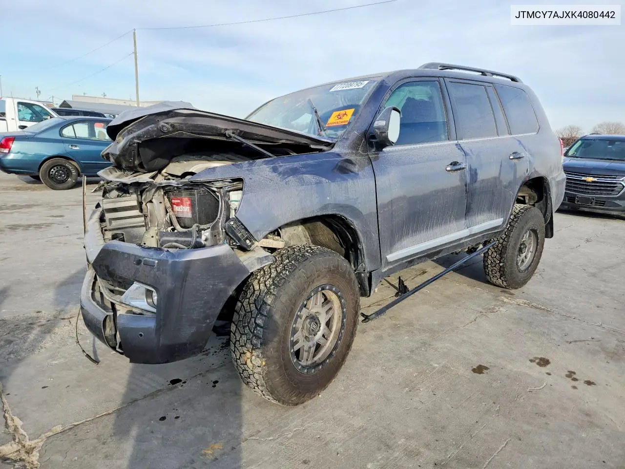2019 Toyota Land Cruiser Vx-R VIN: JTMCY7AJXK4080442 Lot: 77209795