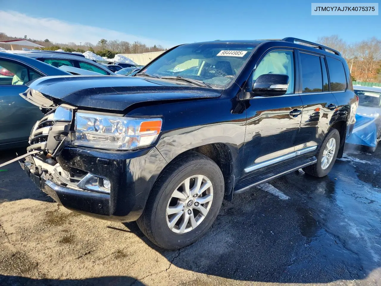2019 Toyota Land Cruiser Vx-R VIN: JTMCY7AJ7K4075375 Lot: 98444985