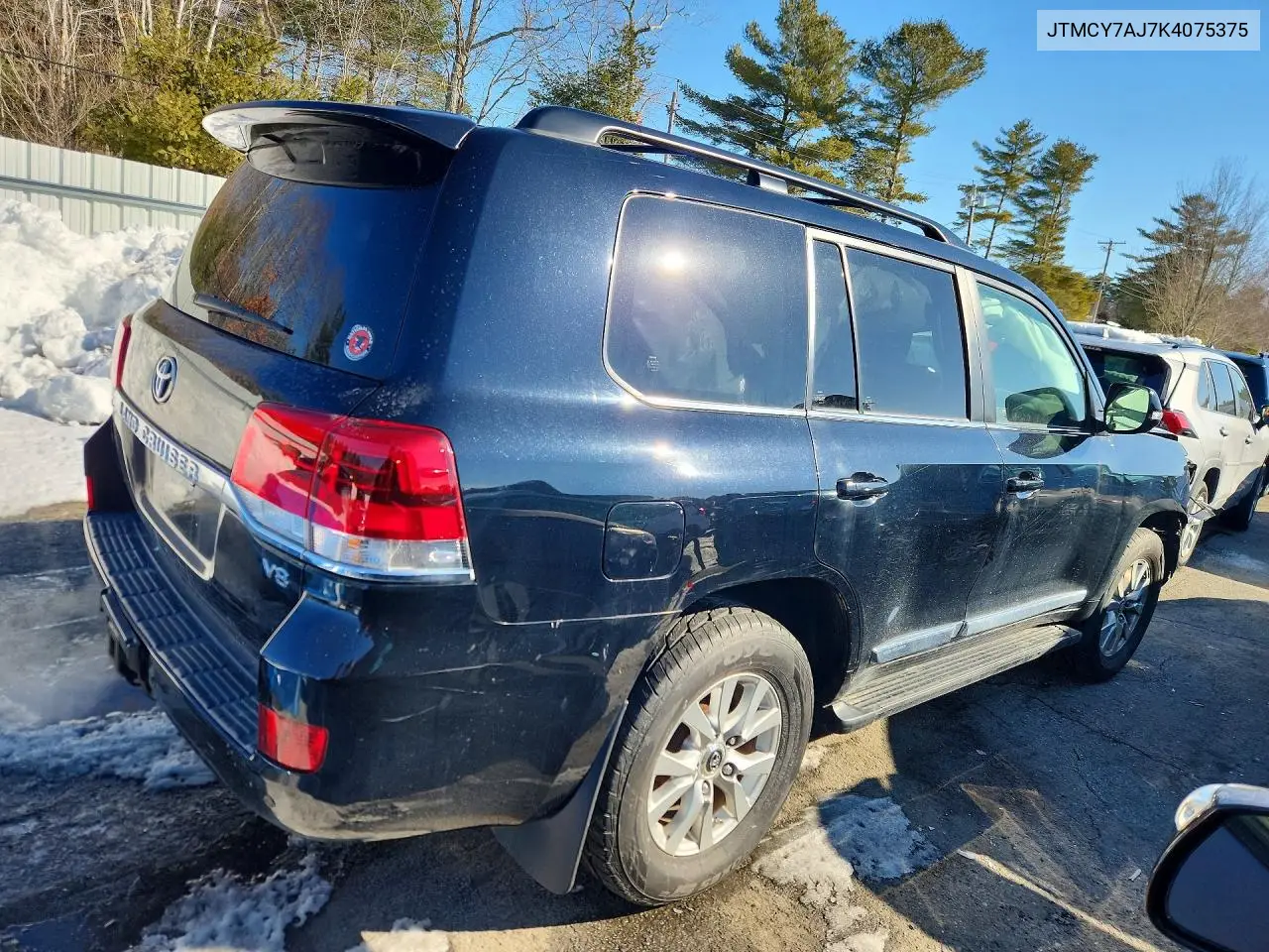 2019 Toyota Land Cruiser Vx-R VIN: JTMCY7AJ7K4075375 Lot: 98444985