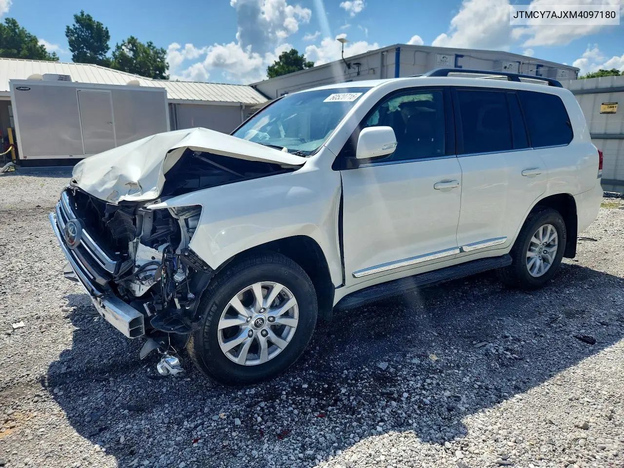 2021 Toyota Land Cruiser Base VIN: JTMCY7AJXM4097180 Lot: 60520716