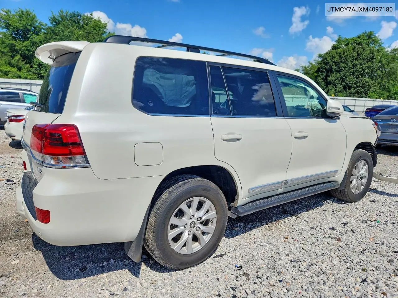 2021 Toyota Land Cruiser Base VIN: JTMCY7AJXM4097180 Lot: 60520716