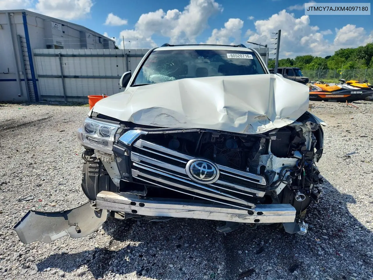 2021 Toyota Land Cruiser Base VIN: JTMCY7AJXM4097180 Lot: 60520716