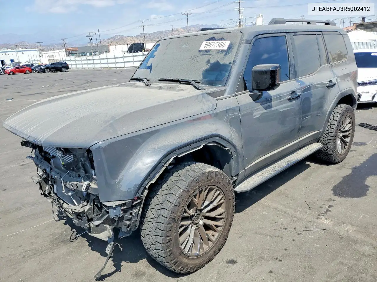 2024 Toyota Land Cruiser Base VIN: JTEABFAJ3R5002412 Lot: 59672366
