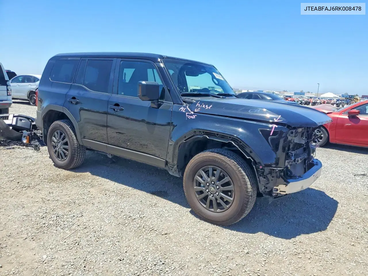 2024 Toyota Land Cruiser 1958 VIN: JTEABFAJ6RK008478 Lot: 59850956
