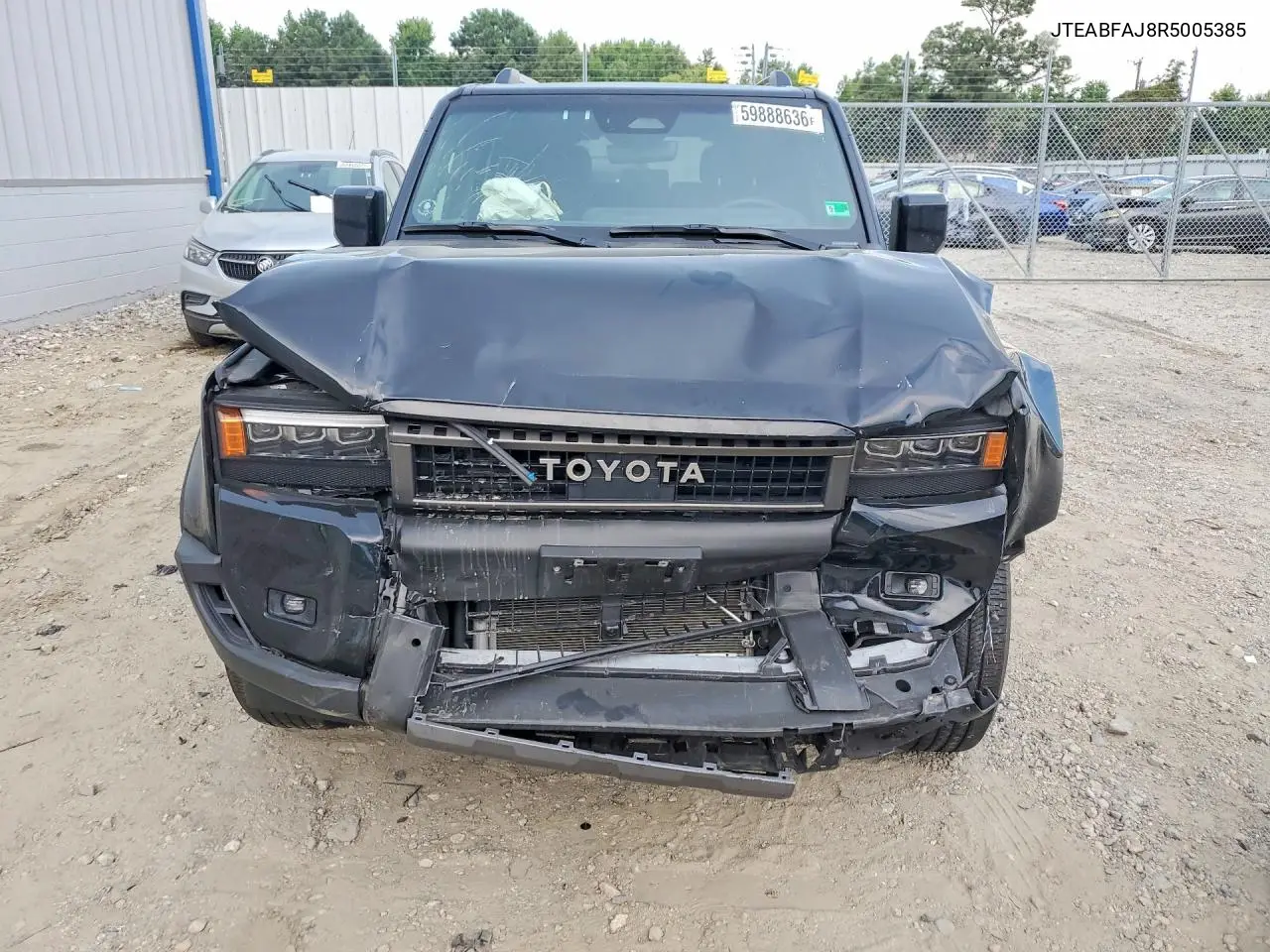 2024 Toyota Land Cruiser Base VIN: JTEABFAJ8R5005385 Lot: 59888636