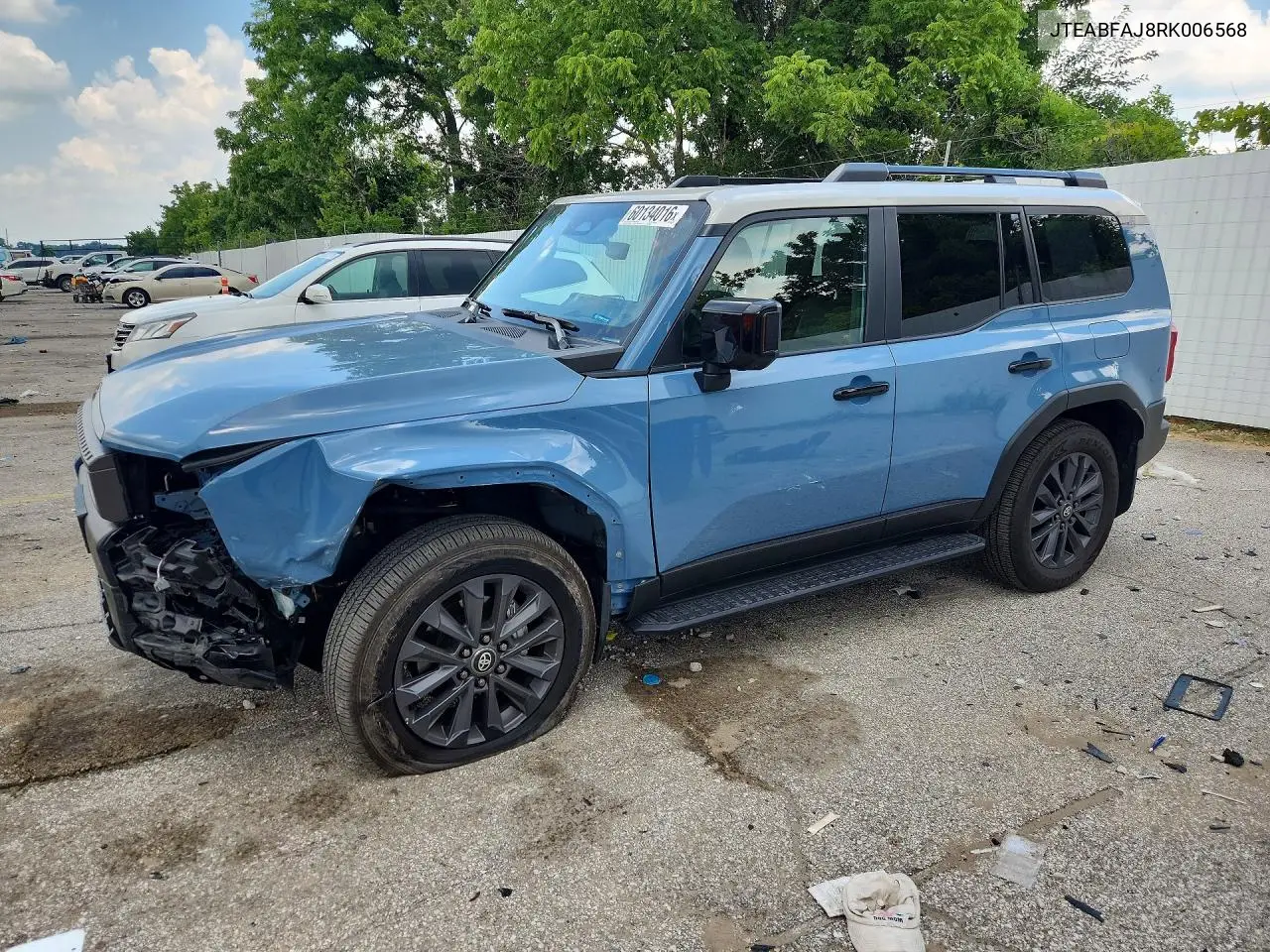 2024 Toyota Land Cruiser Base VIN: JTEABFAJ8RK006568 Lot: 60134016