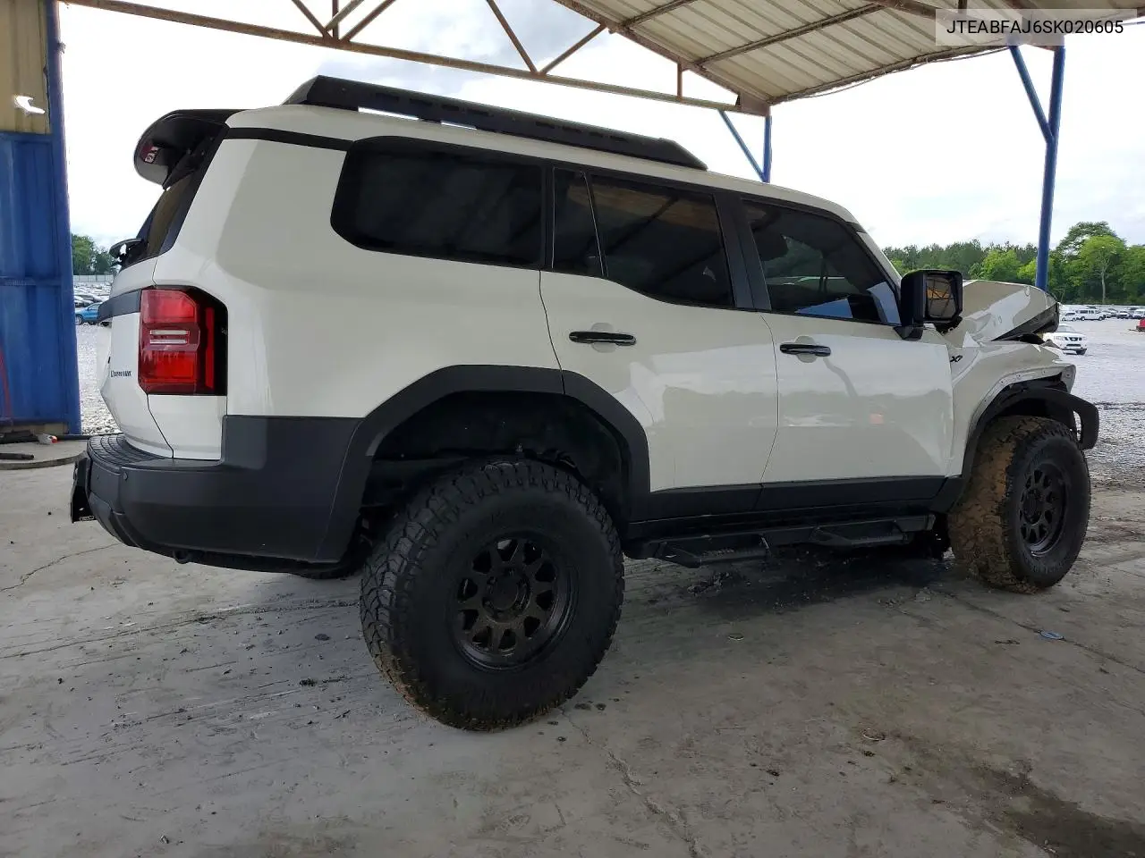 2025 Toyota Land Cruiser 1958 VIN: JTEABFAJ6SK020605 Lot: 55171566