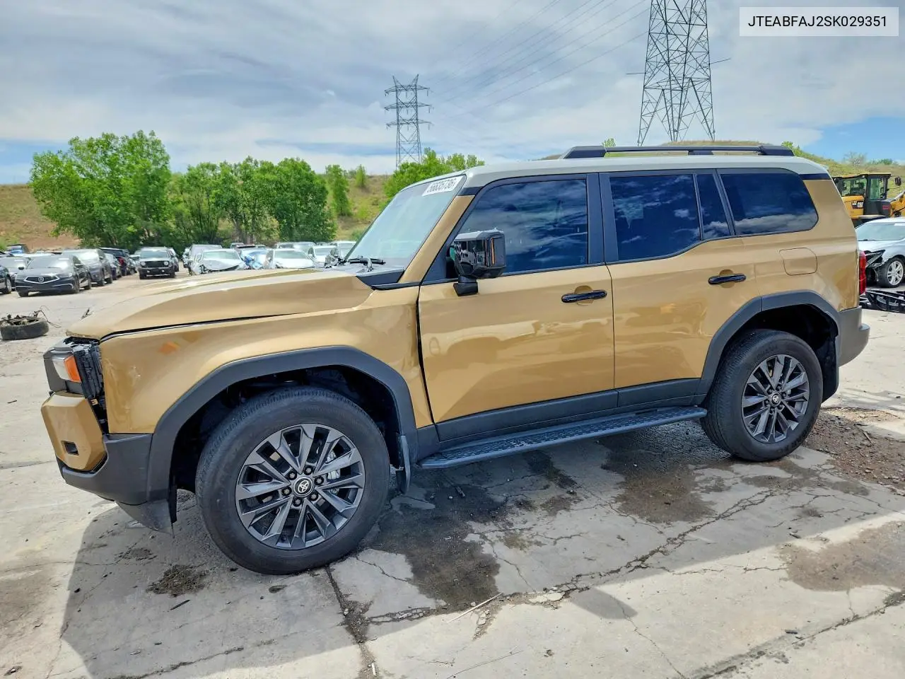 2025 Toyota Land Cruiser Base VIN: JTEABFAJ2SK029351 Lot: 56635736