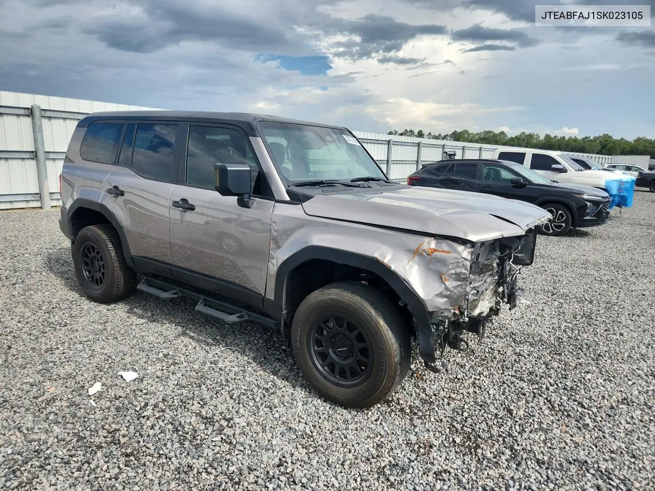 2025 Toyota Land Cruiser 1958 VIN: JTEABFAJ1SK023105 Lot: 56772696