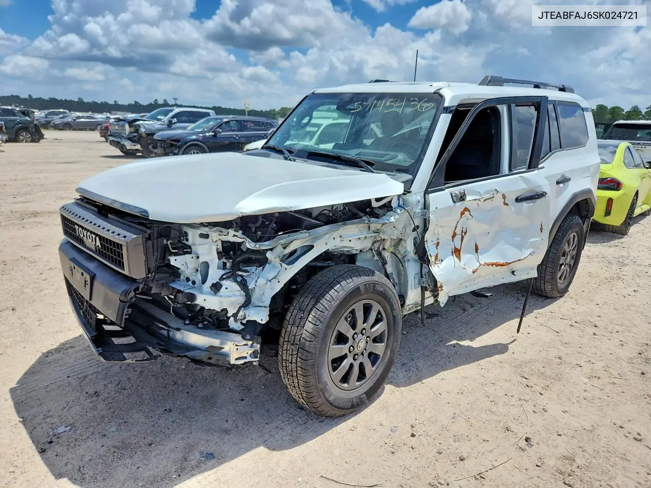 2025 Toyota Land Cruiser Base VIN: JTEABFAJ6SK024721 Lot: 57145436